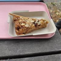 Bread pudding at Liever Hier in Amsterdam