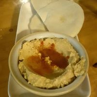Pita and hummus at Cat House in Chiang Mai
