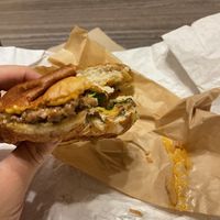 Southwest burger  at UNiQ Burger in Scottsdale