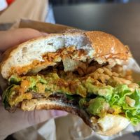 Southwest burger at UNiQ Burger in Scottsdale