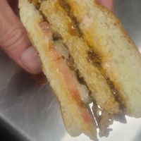 Special cheezy chick'n sammie on brioche at UNiQ Burger in Scottsdale