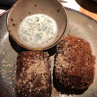 Caramelized onions croquettes   at Verdō in Brussels