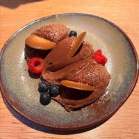 Chocolate Mousse with Cat's Tongue Biscuits at Verdō in Brussels