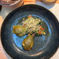 Stuffed Courgette Flowers at Verdō in Brussels