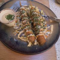 Hot corn with apergus and agrumes sauce at Verdō in Brussels