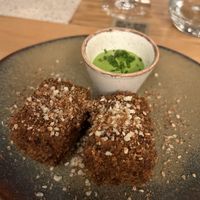 Mushroom croquettes  at Verdō in Brussels
