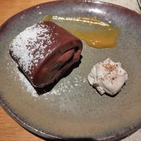 Gâteau roulé chocolat orange at Verdō in Brussels