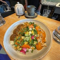 Quinoa & vegetables  at Verdō in Brussels