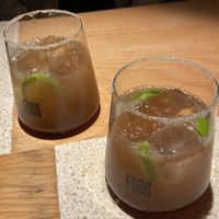 Mocktails (with whiskey’)  at Verdō in Brussels