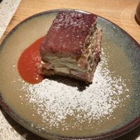 Strawberry cake dessertt  at Verdō in Brussels