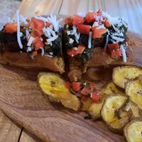 Spicy Italian dog at Vegano O No in Panama City