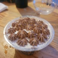 chocolate dessert at Vegano O No in Panama City