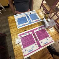 Menu’s   at Vegano O No in Panama City