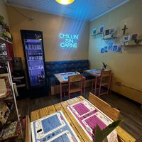 Seating area  at Vegano O No in Panama City