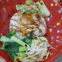 Hainanese chicken rice at Yi Su Pin 一素品 - Chinatown in Central Singapore