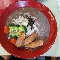 Mushroom Udon at Yi Su Pin 一素品 - Chinatown in Central Singapore
