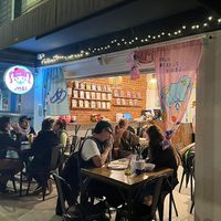 Vegan Ramen Mei - small seating areaa #Veganuary at Vegan Ramen Mei - Condesa in Mexico City