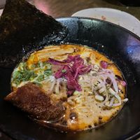 Red Tonkotsu Ramen  at Vegan Ramen Mei - Condesa in Mexico City