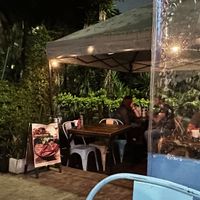 Outside seating   at Vegan Ramen Mei - Condesa in Mexico City