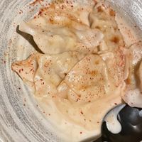 POTATO TRUFFLE DUMPLINGS   at Planta Queen in Chicago