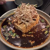 Chili Crisp tofu 10/10  at Planta Queen in Chicago