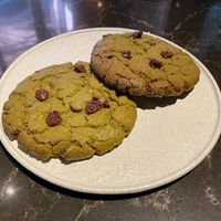 Matcha Chocolate Chip Cookies at Planta Queen in Chicago