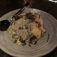 Truffle fried rice  at Planta Queen in Chicago