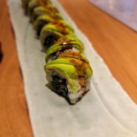 Dragon roll sushi  at Planta Queen in Chicago