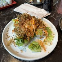 Volcano sushi roll  at Planta Queen in Chicago