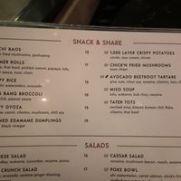 Menu pt2 at Planta Queen in Chicago