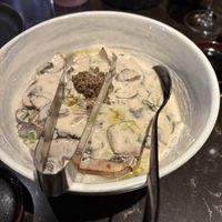 truffle udon noodles  at Planta Queen in Chicago