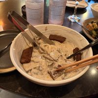 Udon with steak  at Planta Queen in Chicago