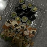 avo rolls, kimbap, salmon” Philadelphia “  at Bloom Sushi - Quartier des Spectacles in Montreal