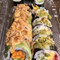 Plant-based sushi yumminess!  at Bloom Sushi - Quartier des Spectacles in Montreal
