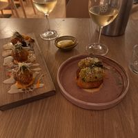 The arancini and crispy rice was not to be missed!  at Bloom Sushi - Quartier des Spectacles in Montreal