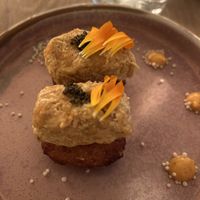 Crispy rice with crab   at Bloom Sushi - Quartier des Spectacles in Montreal