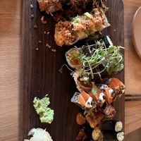 Omakase platter for two, plus an extra harvest roll  at Bloom Sushi - Quartier des Spectacles in Montreal