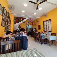 Yellow theme at KVegetarian - Branch 2 in Ho Chi Minh City