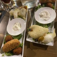 Antipasto misto di frittini  at Veghometro in Rome