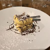mille feuille with chocolate  at Veghometro in Rome