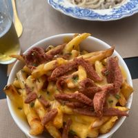 bac'n cheez fries at The Den - A plant-based experience in Oeiras