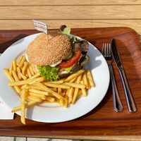 Veganer Burger  at Gut Aiderbichl in Henndorf