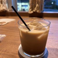 Vegan caramel latte  at Cafe Tarot - カフェタロ in Tokyo
