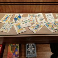 Tarot card Museum at Cafe Tarot - カフェタロ in Tokyo