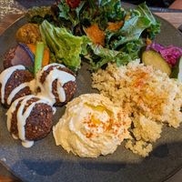 Falafel plate at Cafe Tarot - カフェタロ in Tokyo