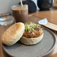 Sousage muffin   at Cafe Tarot - カフェタロ in Tokyo