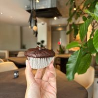 Double chocolate muffin   at Cafe Tarot - カフェタロ in Tokyo
