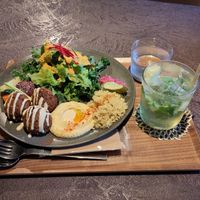 Falafel plate at Cafe Tarot - カフェタロ in Tokyo
