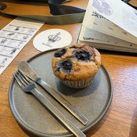 Blueberry muffin  at Cafe Tarot - カフェタロ in Tokyo
