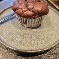 Double chocolate muffin at Cafe Tarot - カフェタロ in Tokyo